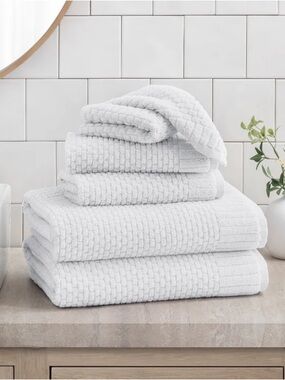 WelHome  - 6-piece Textured Towels Set